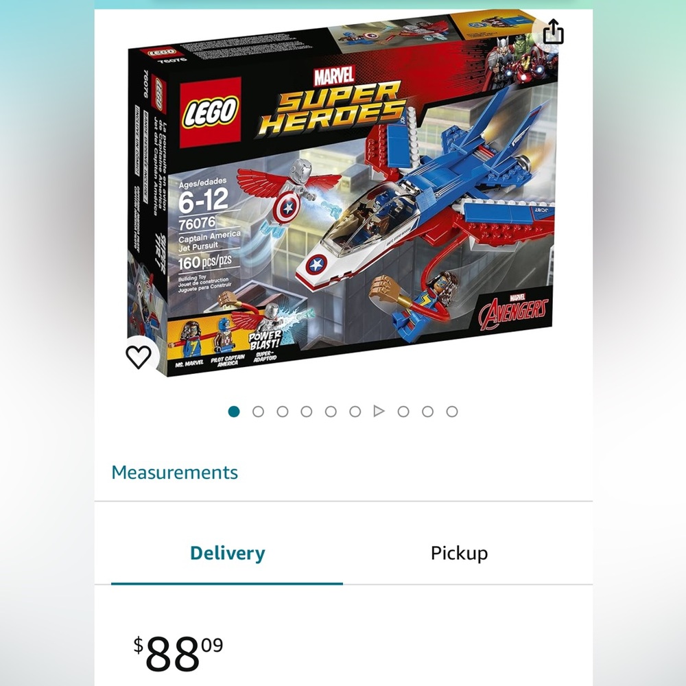 LEGO Captain America Jet Pursuit #76076 - Picture 2 of 6